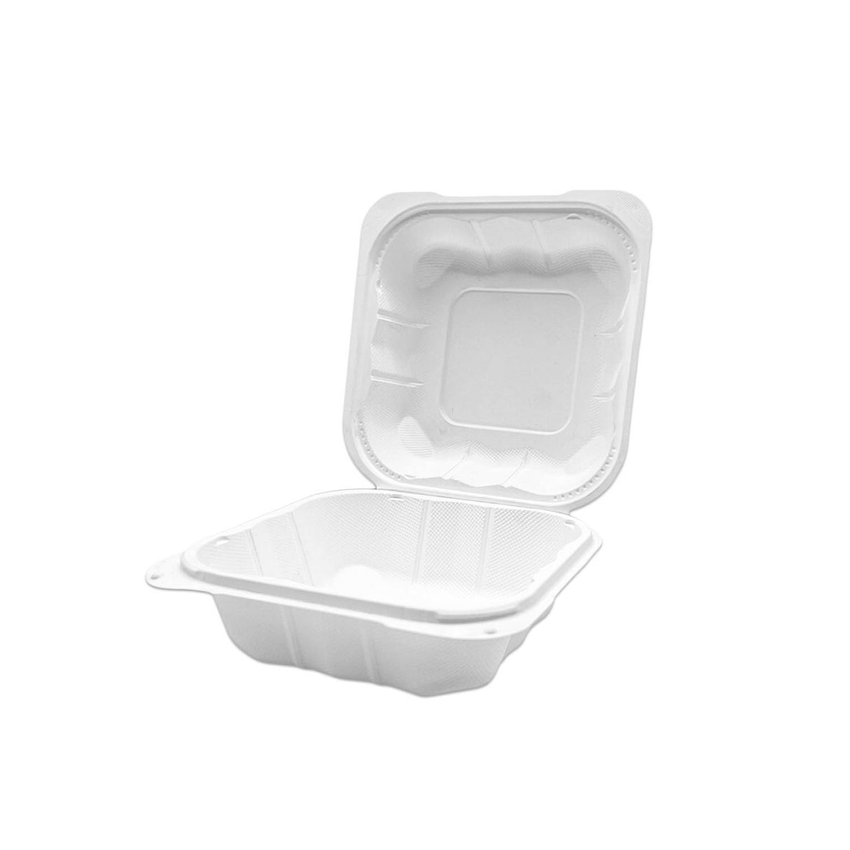 White Mineral Filled 1-Compartment with Hinged Lid