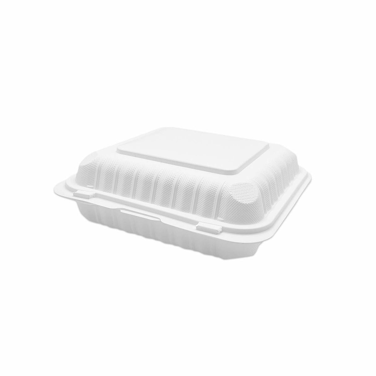 White Mineral Filled 1-Compartment with Hinged Lid