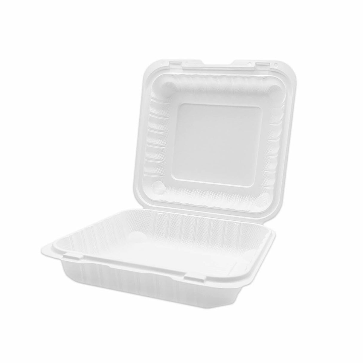 White Mineral Filled 1-Compartment with Hinged Lid