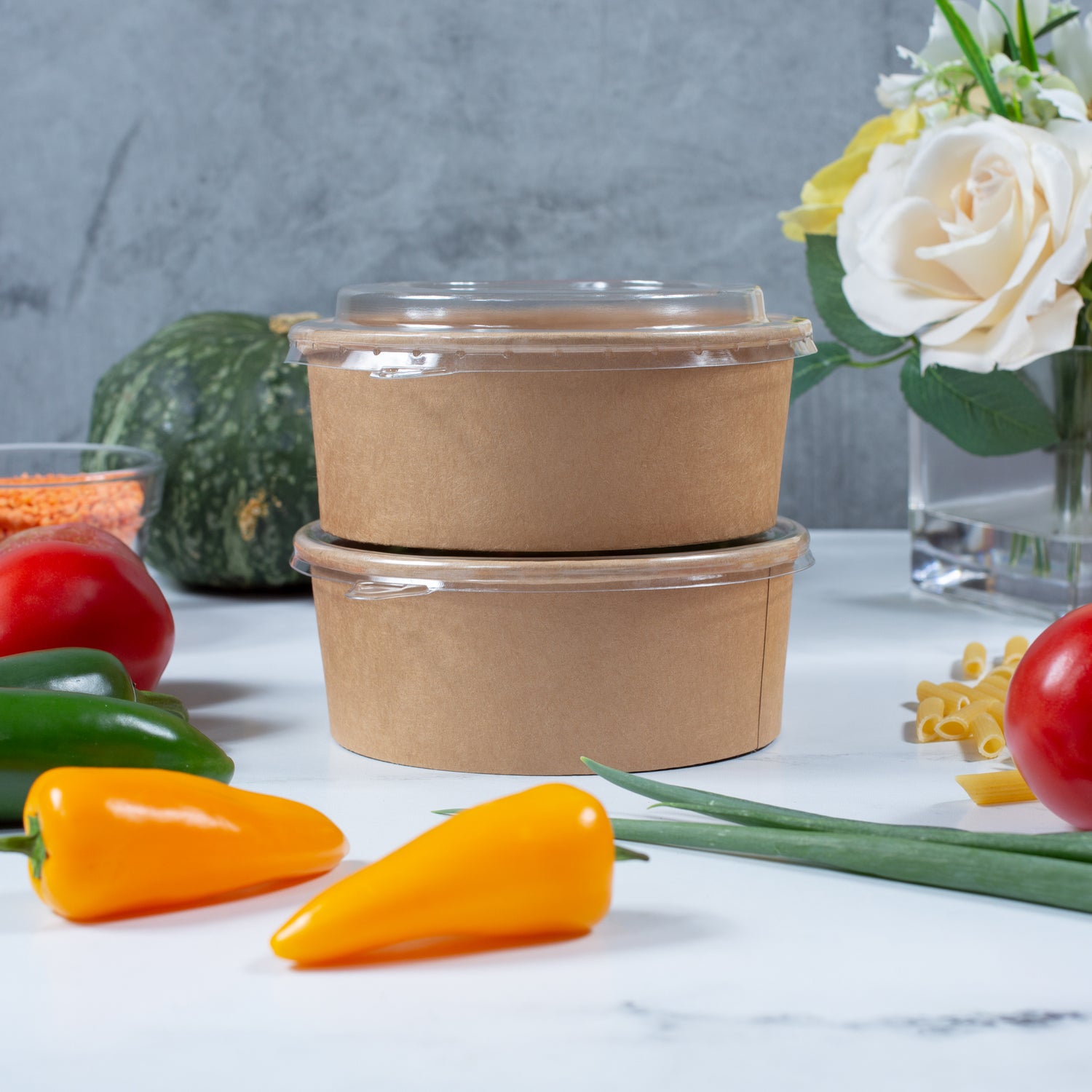 Paper Round Container