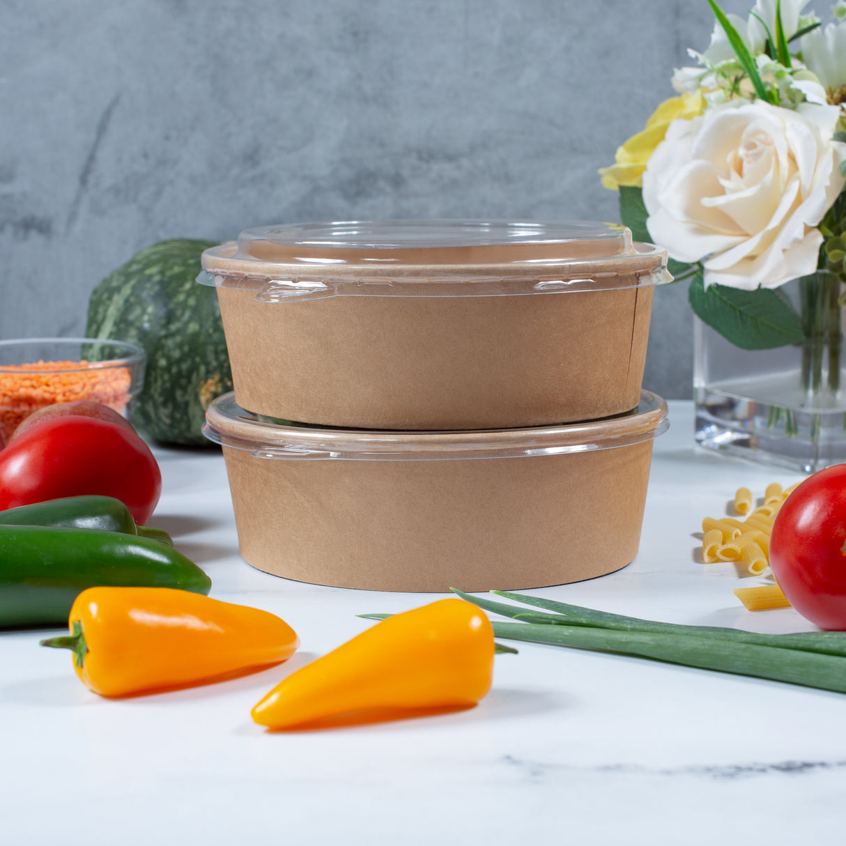 Paper Round Container