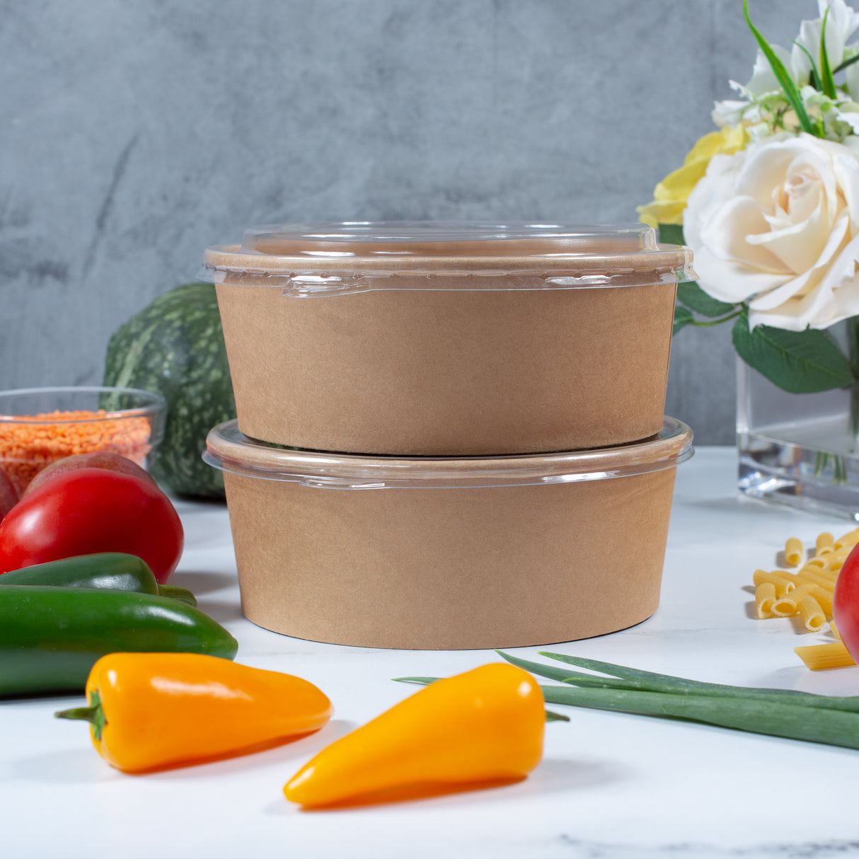 Paper Round Container