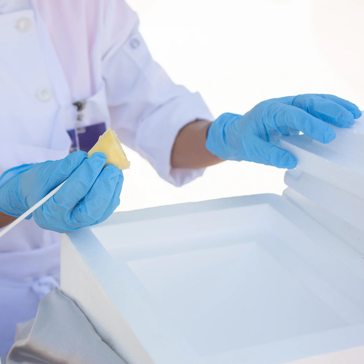 Blue Nitrile Gloves for Food Service