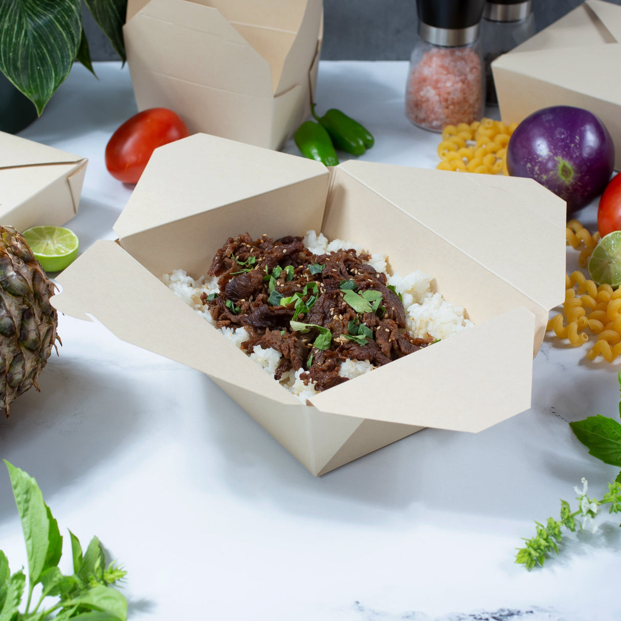 Paper Folded / Folding Food Box