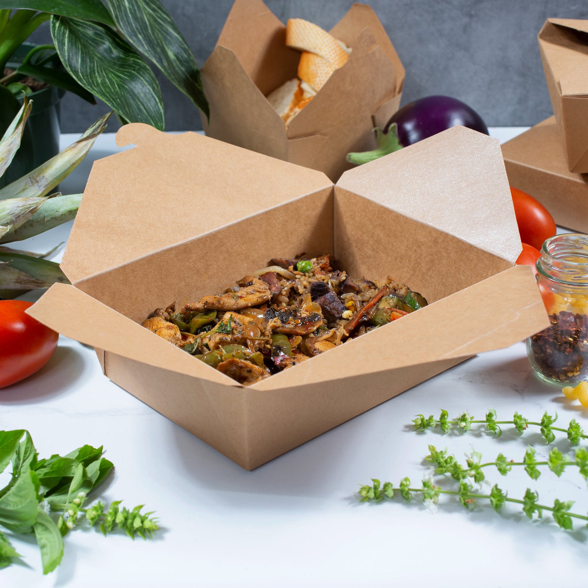 Paper Folded / Folding Food Box