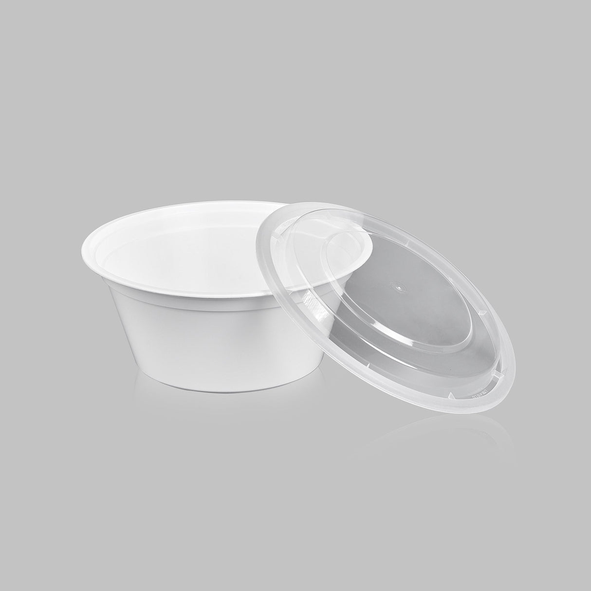 z(Archive) 40 oz Premium 7" Round Combo (White) - 150/Case - ReztaurantDirect