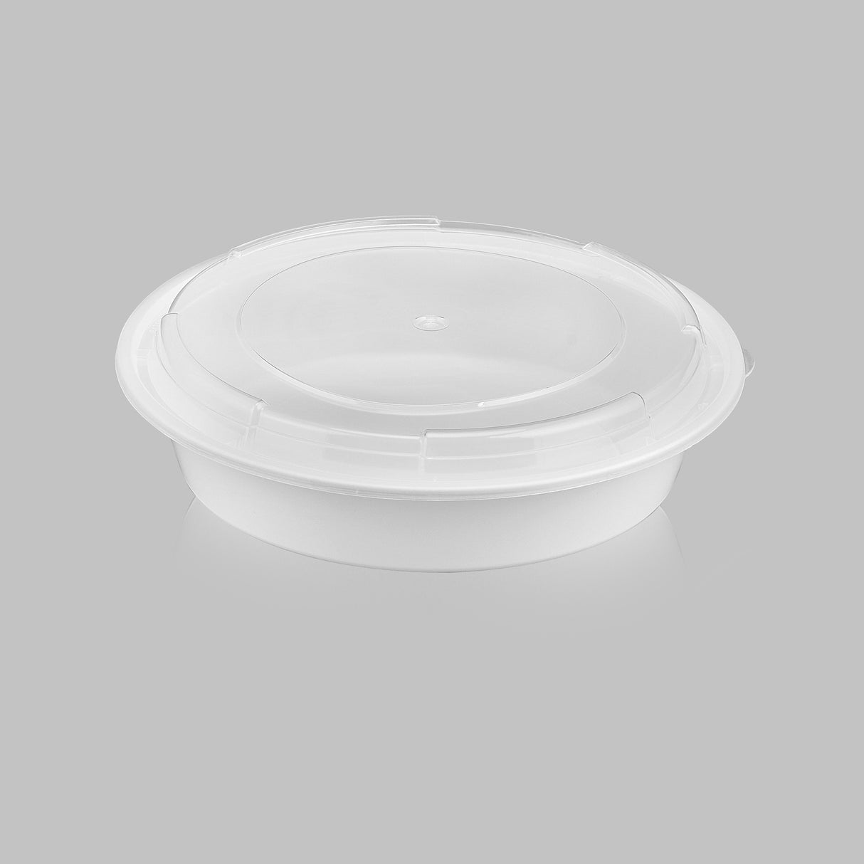 z(Archive) 48 oz Premium 9" Round Combo (White) - 150/Case - ReztaurantDirect