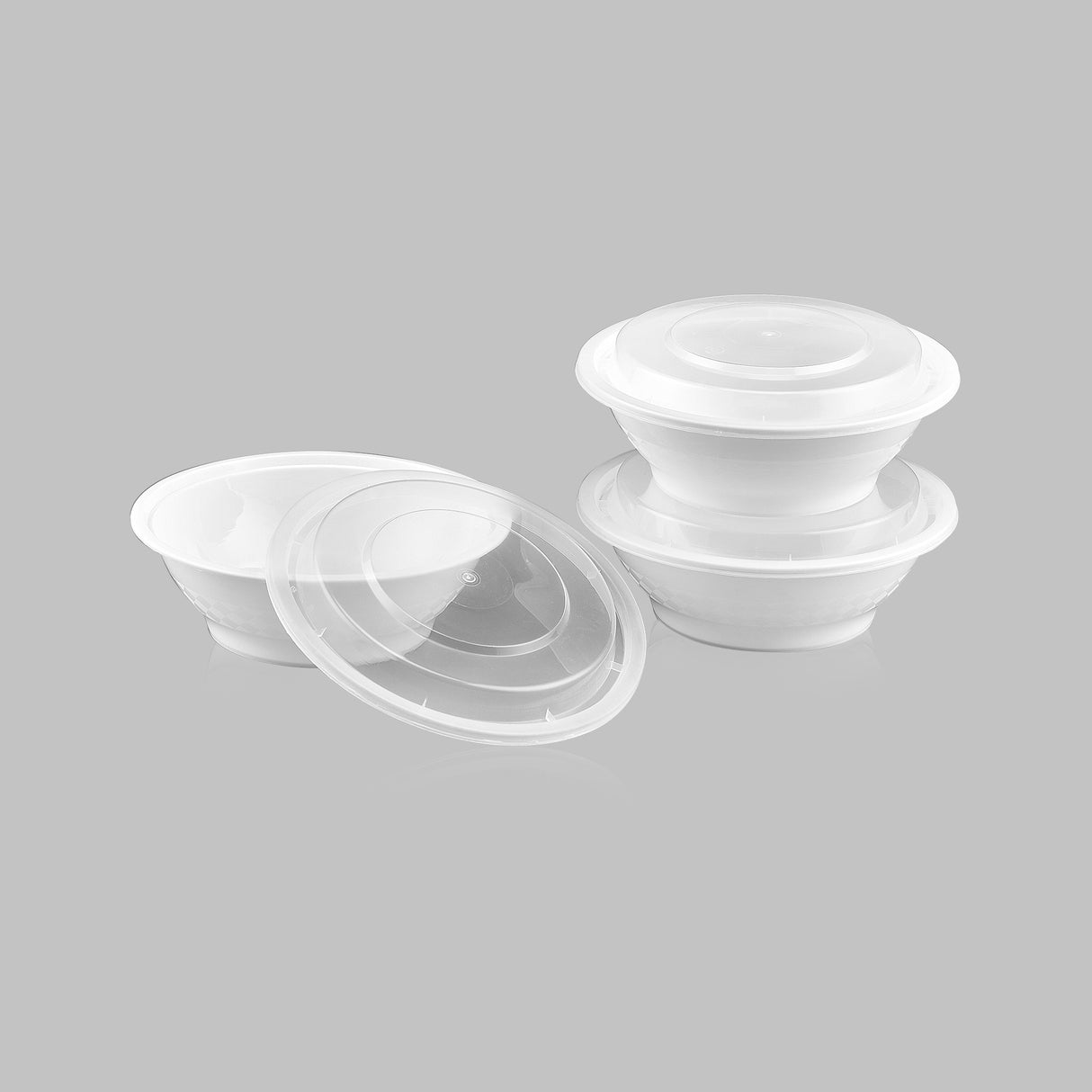 z(Inactive-Bowl) 16 oz Premium 6" Bowl Combo (White) - 150/Case - ReztaurantDirect