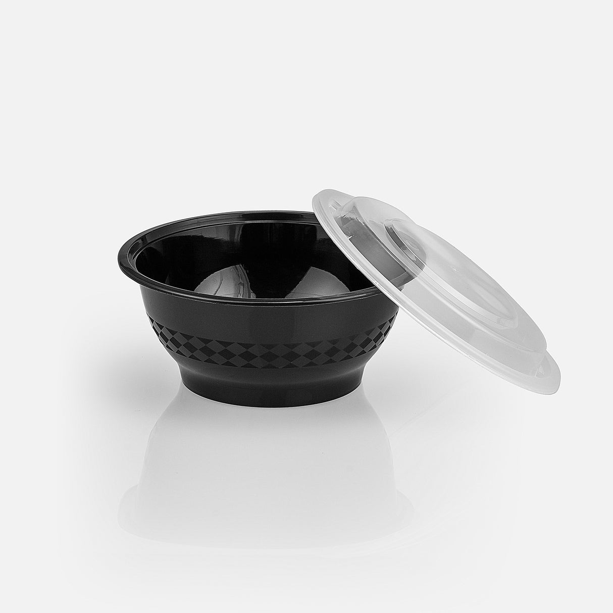 z(Inactive-Bowl) 24 oz Premium 6" Bowl Combo (Black) - 150/Case - ReztaurantDirect