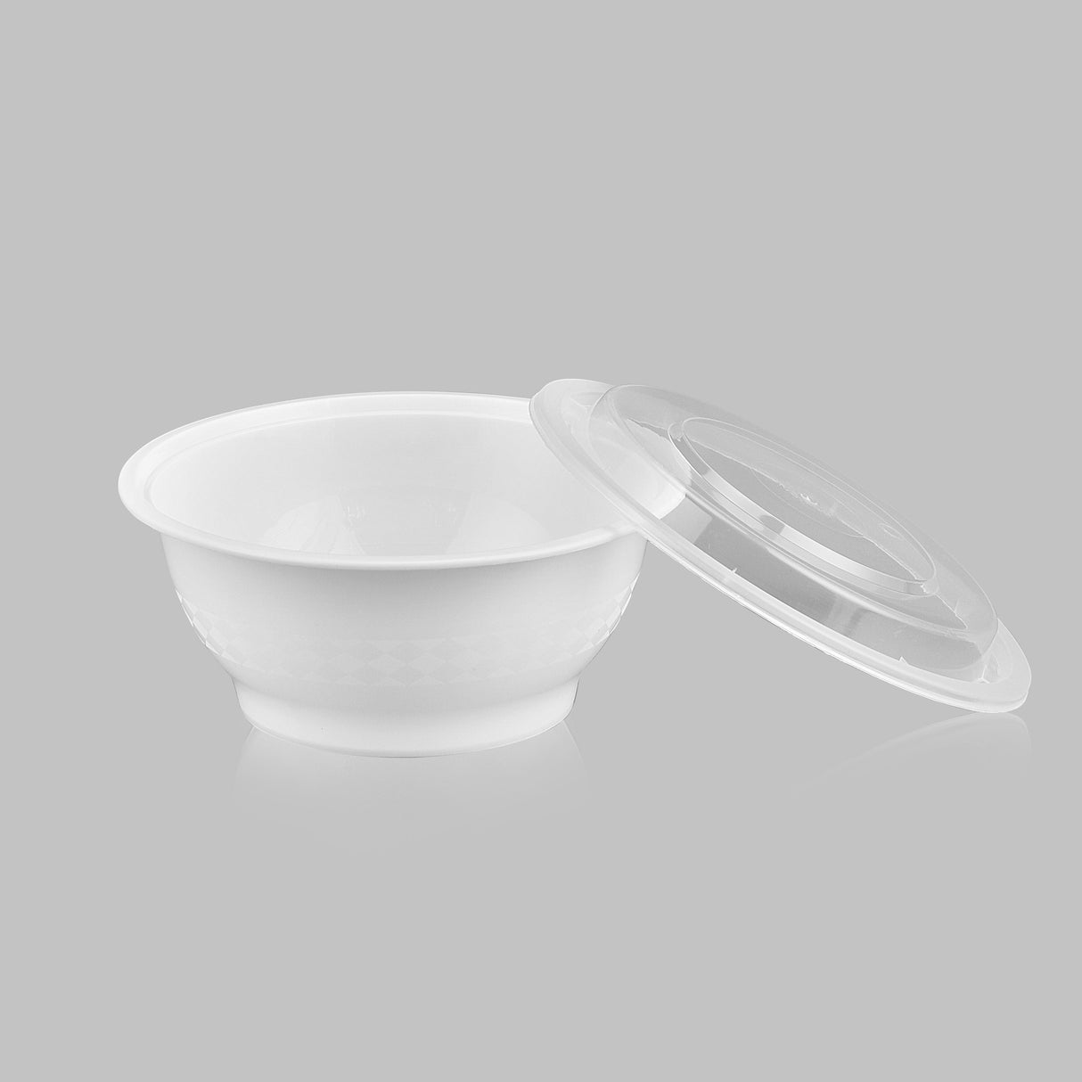 z(Inactive-Bowl) 24 oz Premium 6" Bowl Combo (White) - 150/Case - ReztaurantDirect