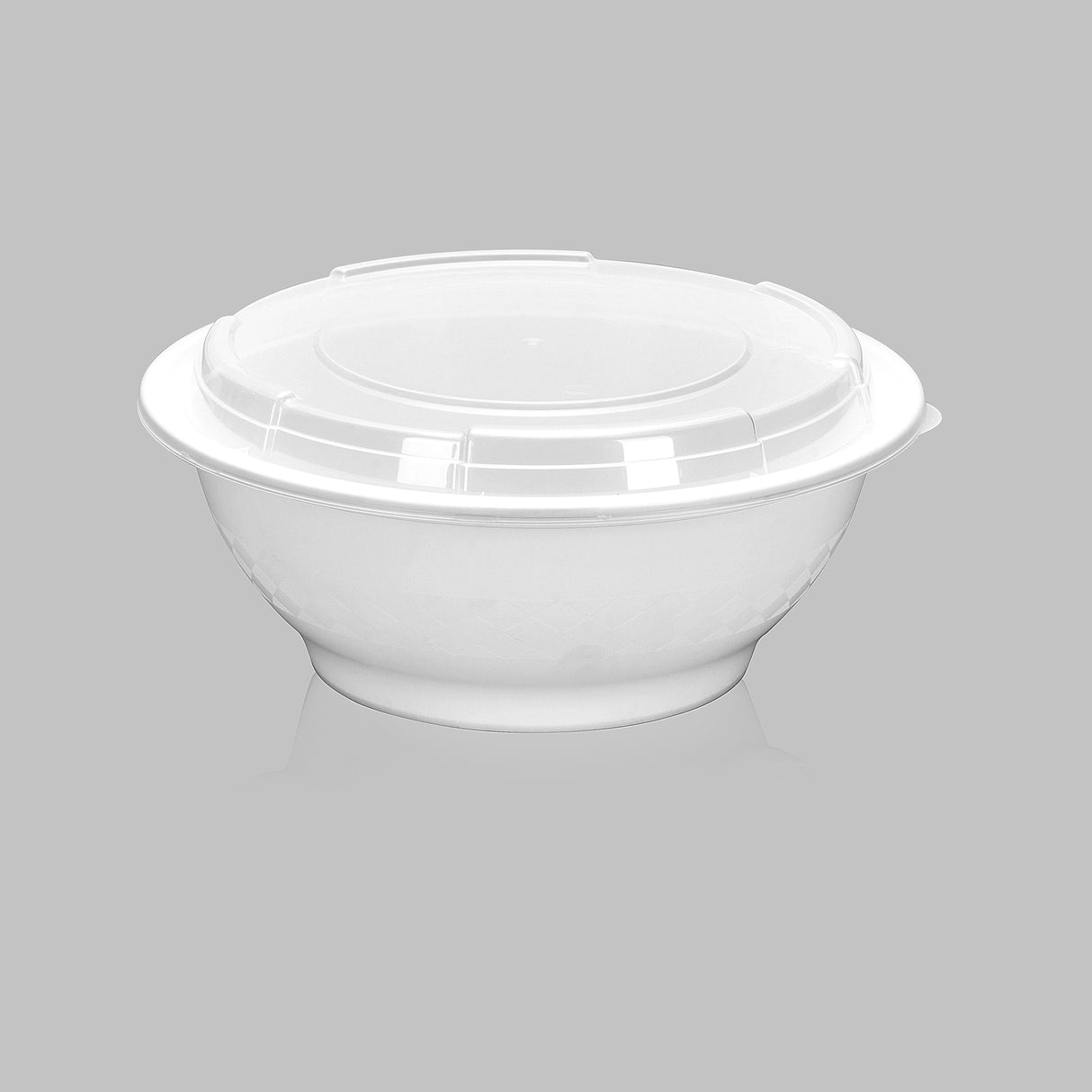 z(Inactive-Bowl) 48 oz Premium 8" Bowl Combo (White) - 25/Case - ReztaurantDirect
