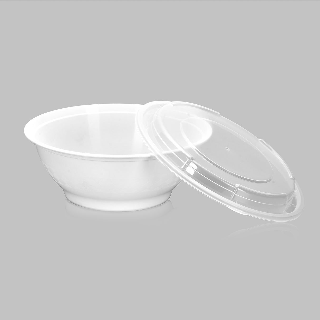 z(Inactive-Bowl) 48 oz Premium 8" Bowl Combo (White) - 25/Case - ReztaurantDirect