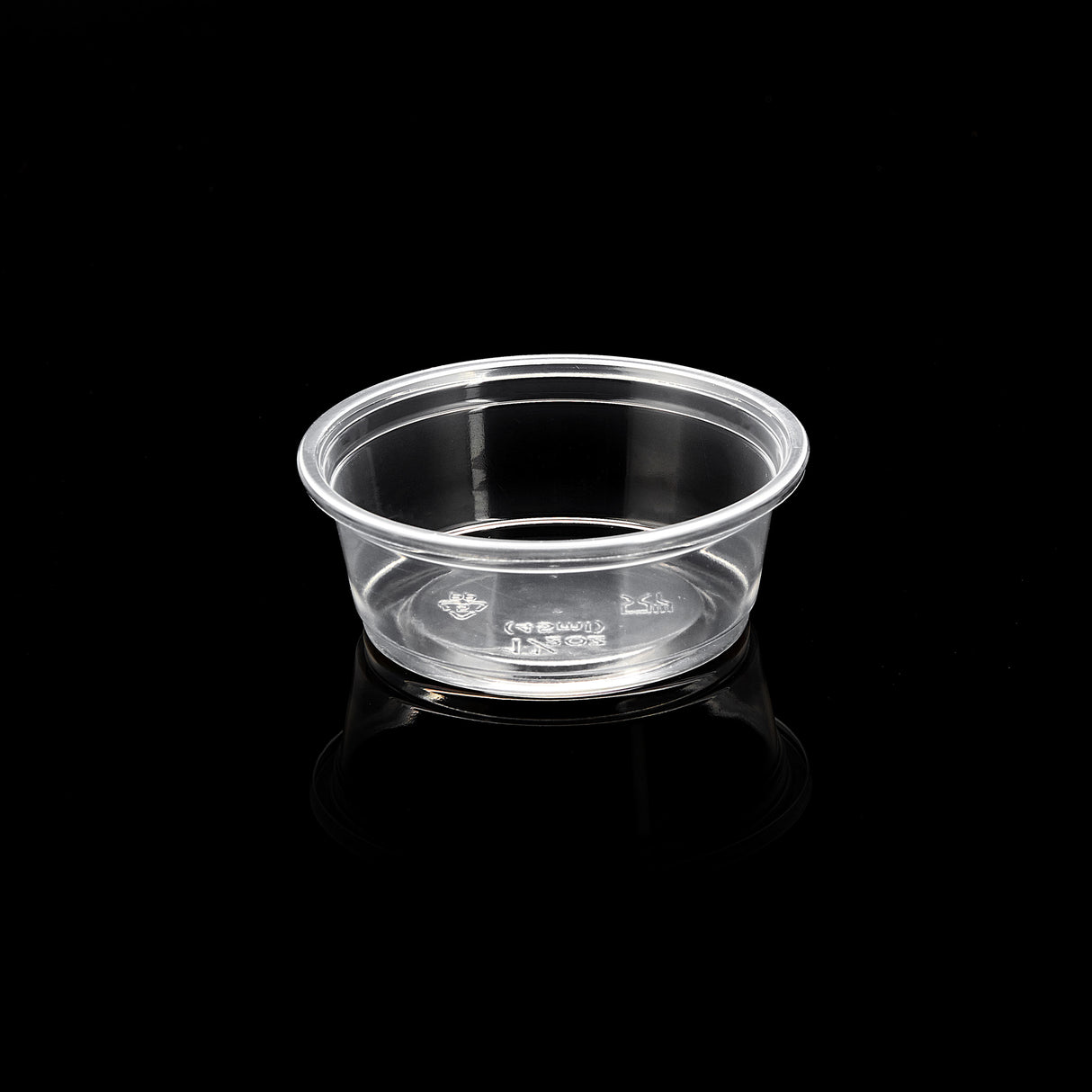ezSelect Clear Plastic Portion Cup (1.5 oz) - 2500/case - ReztaurantDirect