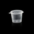 ezSelect Portion Cup with Hinged Lid (1 oz, Clear) - 2000/case - ReztaurantDirect