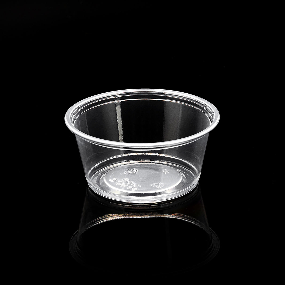ezSelect Clear Plastic Portion Cup (3.25 oz) - 2500/case - ReztaurantDirect