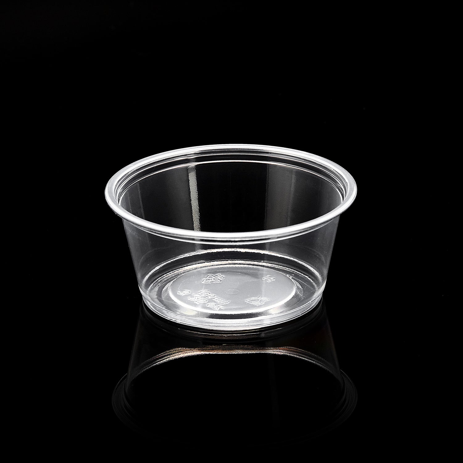 ezSelect Clear Plastic Portion Cup (3.25 oz) - 2500/case - ReztaurantDirect