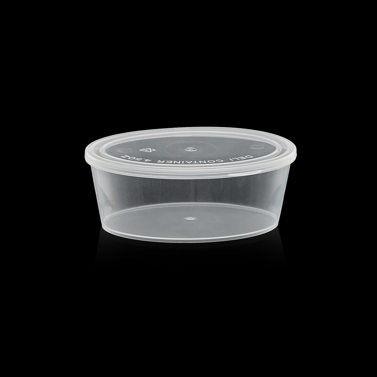 ezSelect Portion Cup with Hinged Lid (4.5 oz, Clear) - 1000/case - ReztaurantDirect