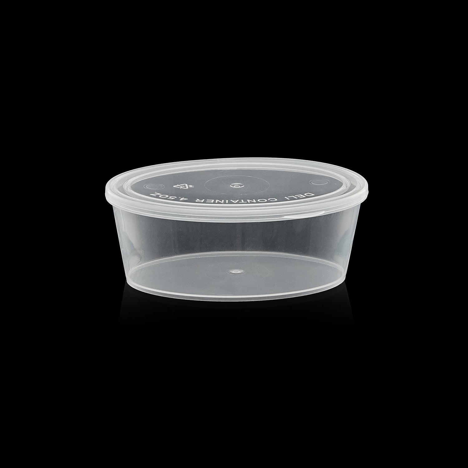 ezSelect Portion Cup with Hinged Lid (4.5 oz, Clear) - 1000/case - ReztaurantDirect