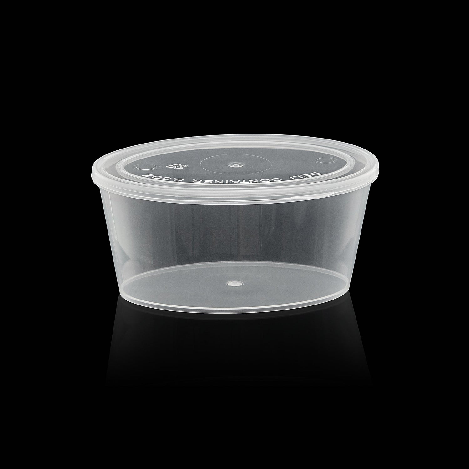 ezSelect Portion Cup with Hinged Lid (5.5 oz, Clear) - 1000/case - ReztaurantDirect