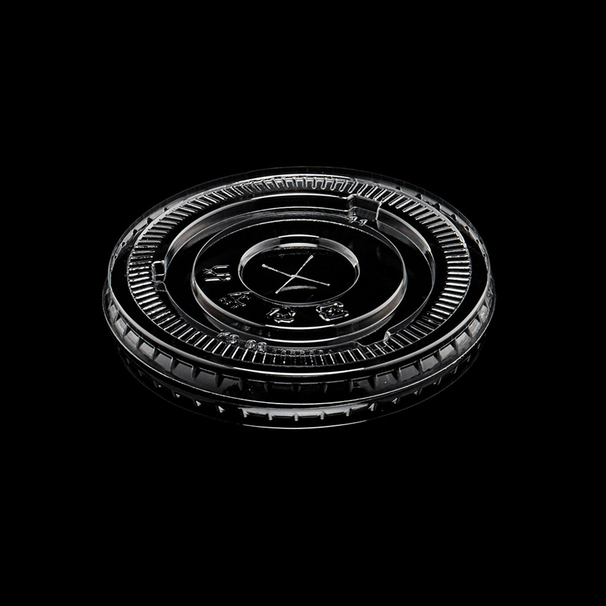 10 oz PET Flat Lid (Clear) - 1000/Case - ReztaurantDirect