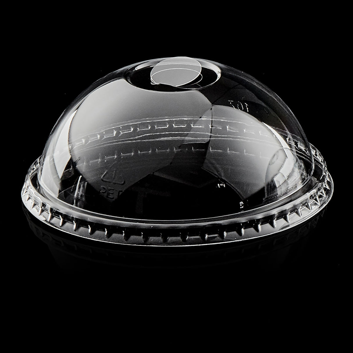 12 - 24 PET Dome Lids (Clear) - 1000/Case - ReztaurantDirect