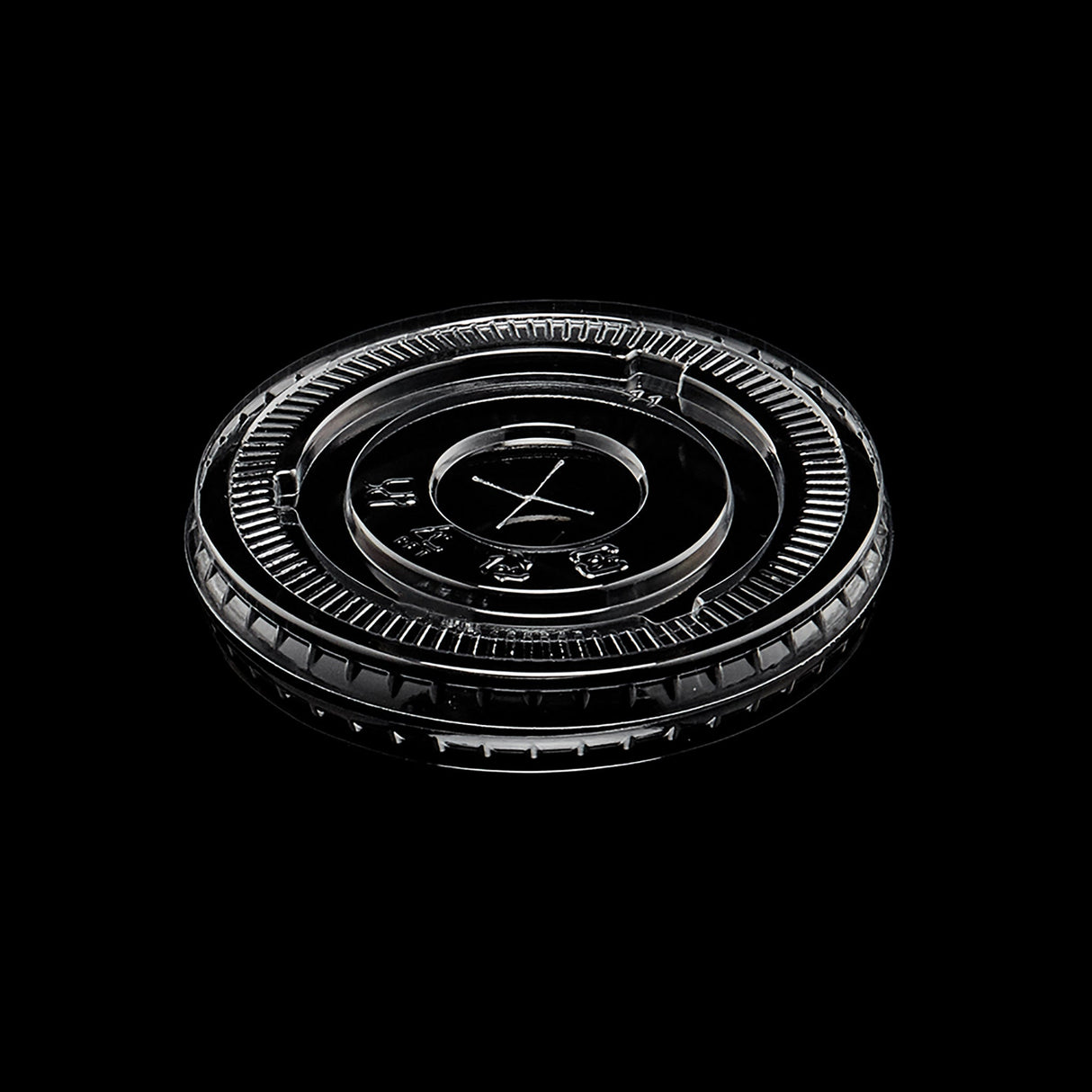 12 - 24 PET Flat Lids (Clear) - 1000/Case - ReztaurantDirect