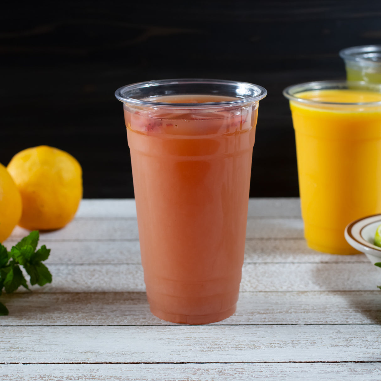 24 oz Heavy Weight PET Cup (Clear) - 1000/Case - ReztaurantDirect