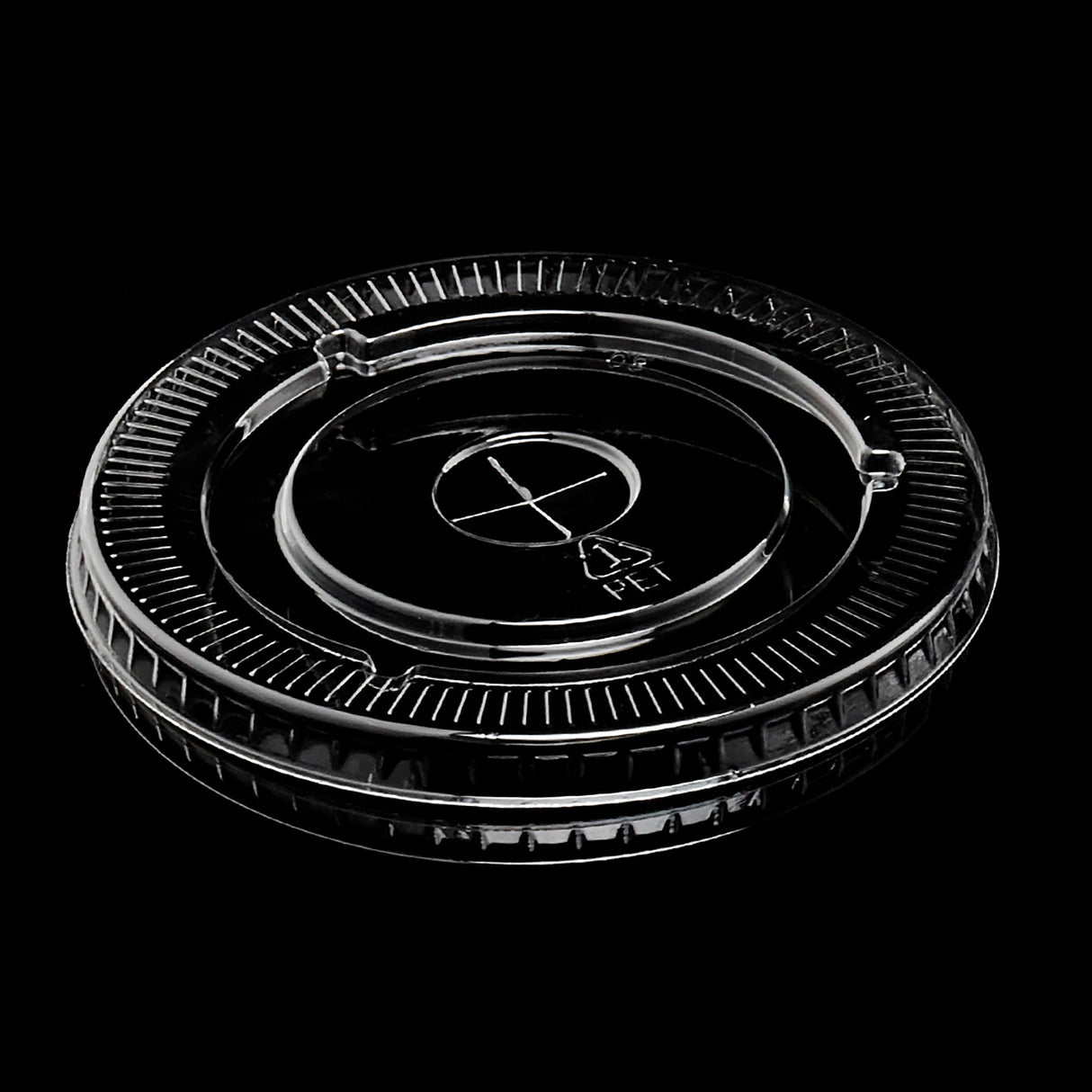 32 oz PET Flat Lid (Clear) - 300/Case - ReztaurantDirect