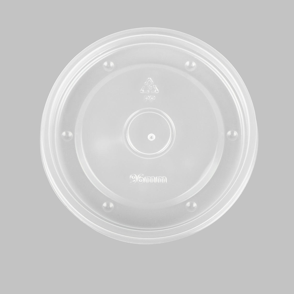 Paper Food Cup Lid Bulk (500/case)