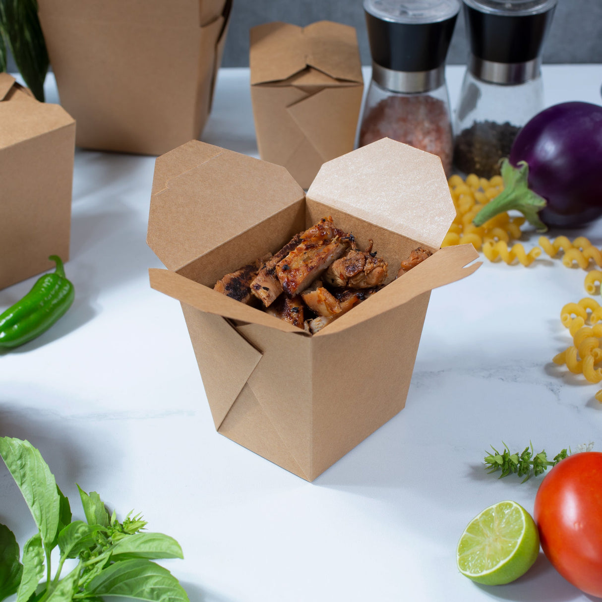 Square Oyster Pail (500/case)