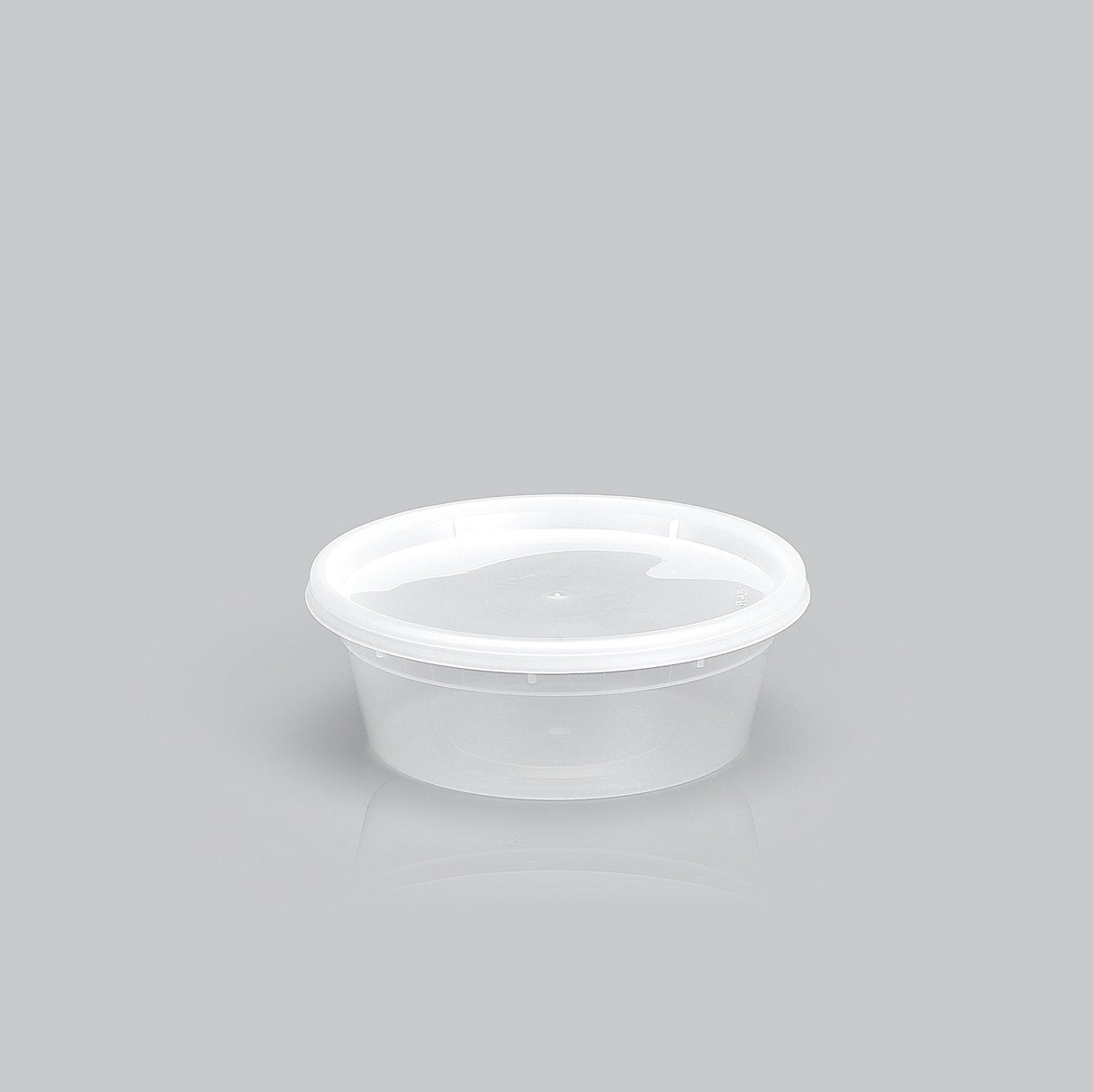 8 oz Heavy Weight Mircowavable Deli/Soup Combo (Clear) - 240/Case - ReztaurantDirect