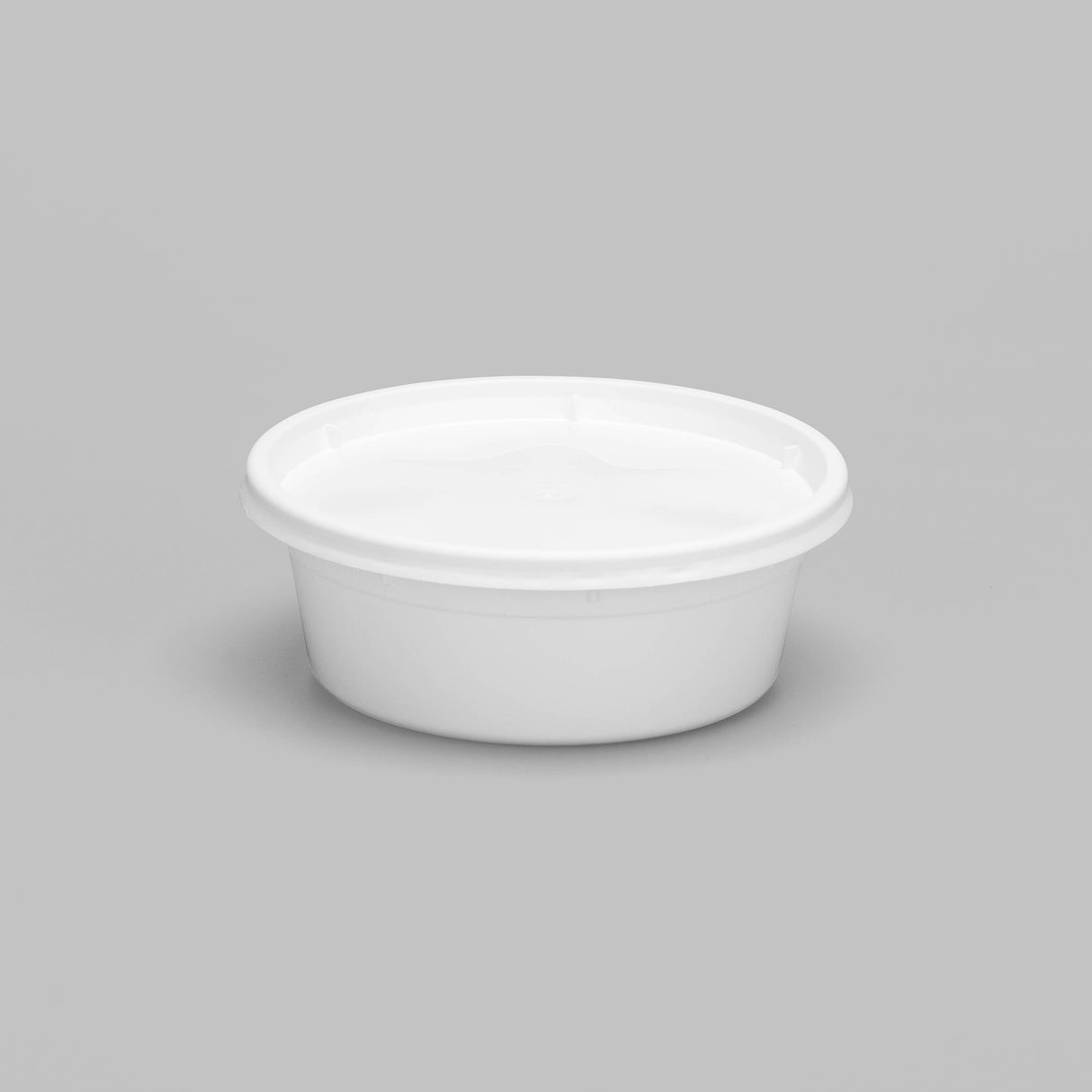 8 oz Heavy Weight Mircowavable Deli/Soup Combo (White) - 240/Case - ReztaurantDirect