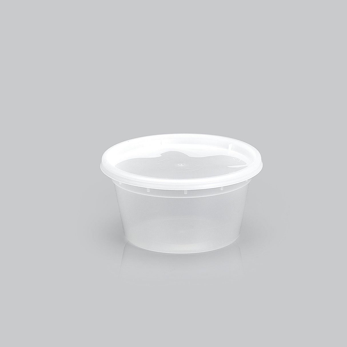 12 oz Heavy Weight Mircowavable Deli/Soup Combo (Clear) - 240/Case - ReztaurantDirect