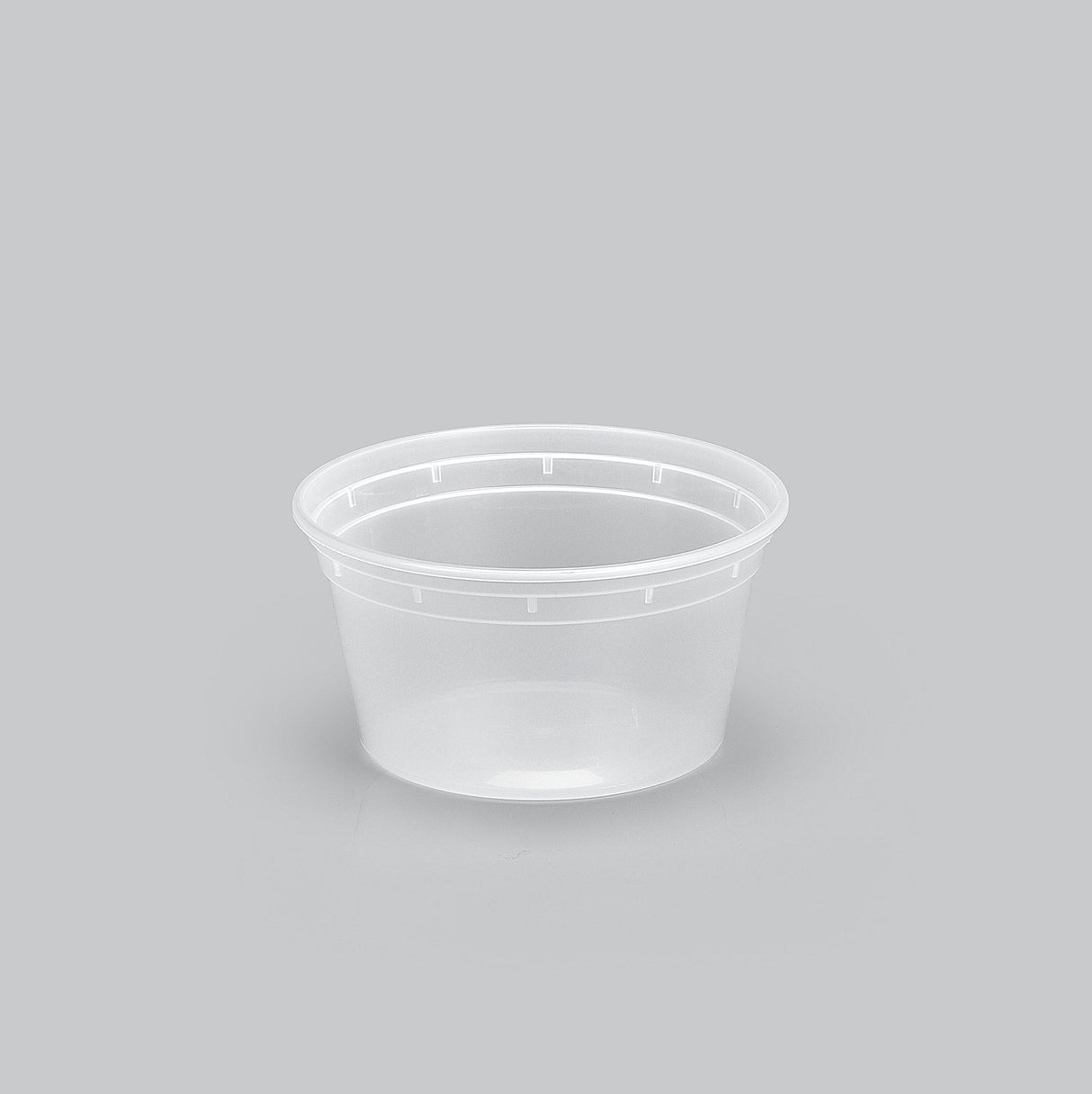 12 oz Heavy Weight Mircowavable Deli/Soup Cup (Clear) - 480/Case - ReztaurantDirect