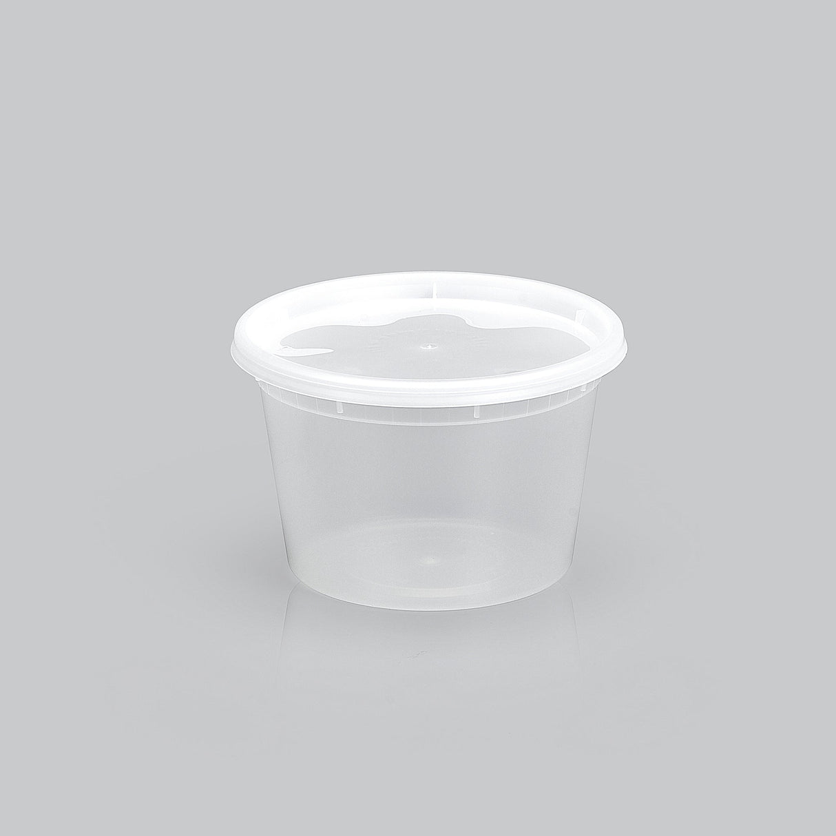 16 oz Heavy Weight Mircowavable Deli/Soup Combo (Clear) - 240/Case - ReztaurantDirect
