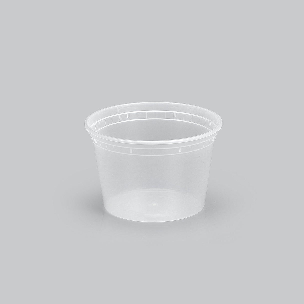 16 oz Heavy Weight Mircowavable Deli/Soup Cup (Clear) - 480/Case - ReztaurantDirect