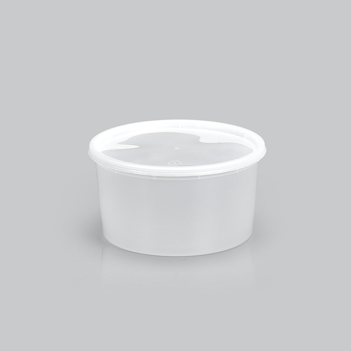 48 oz Heavy Weight Mircowavable Deli/Soup Combo (Clear) - 120/Case - ReztaurantDirect