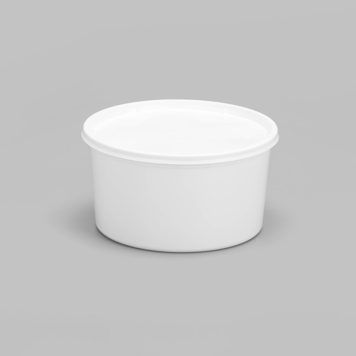48 oz Heavy Weight Mircowavable Deli/Soup Combo (White) - 120/Case - ReztaurantDirect