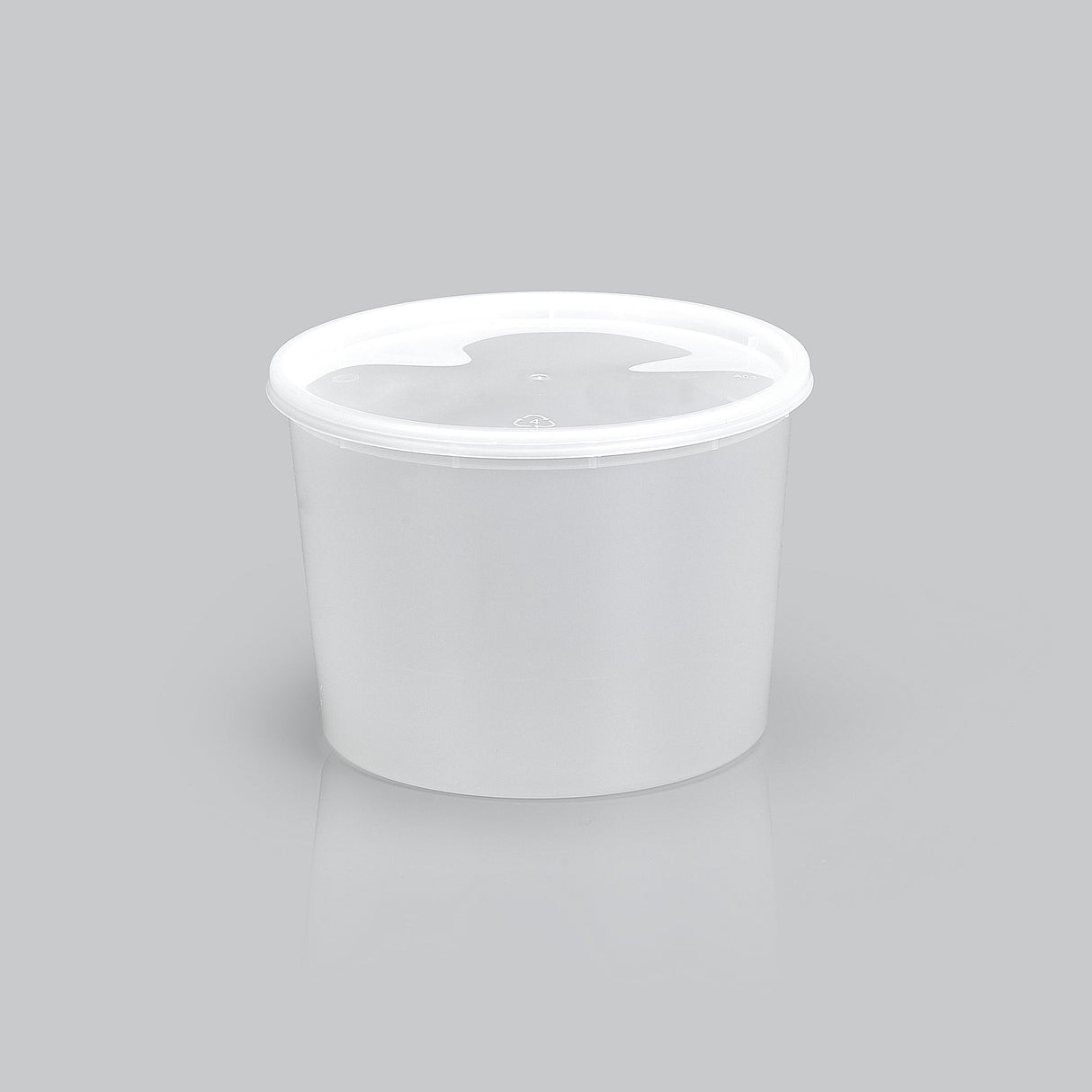 64 oz Heavy Weight Mircowavable Deli/Soup Combo (Clear) - 120/Case - ReztaurantDirect