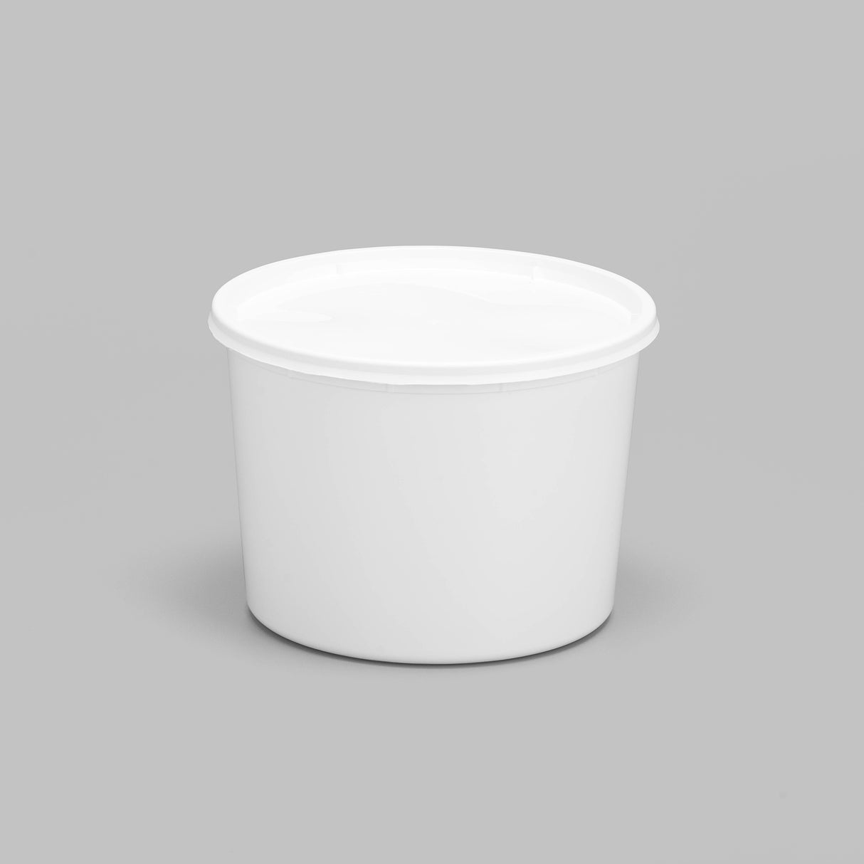 64 oz Heavy Weight Mircowavable Deli/Soup Combo (White) - 120/Case - ReztaurantDirect
