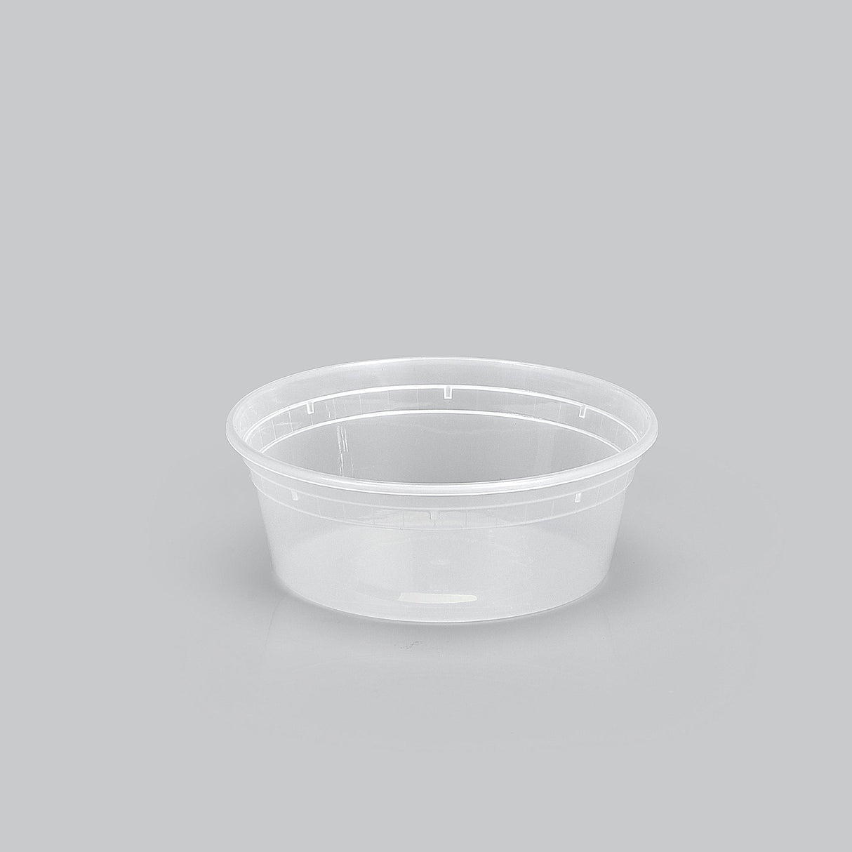 8 oz Heavy Weight Mircowavable Deli/Soup Cup (Clear) - 480/Case - ReztaurantDirect