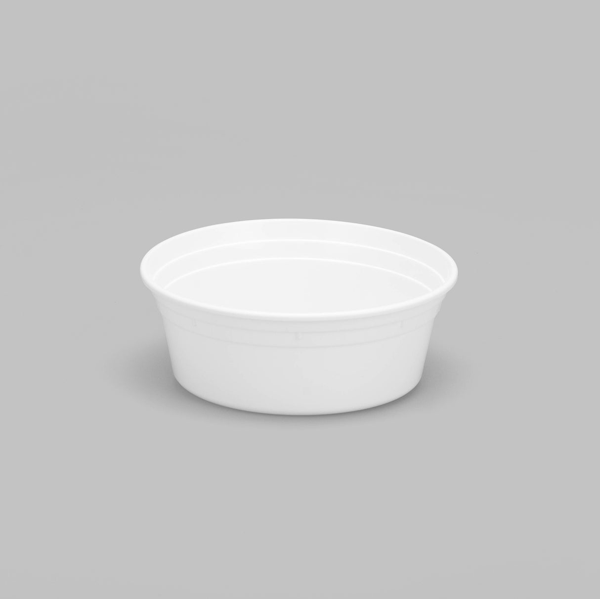 8 oz Heavy Weight Mircowavable Deli/Soup Cup (White) - 480/Case - ReztaurantDirect