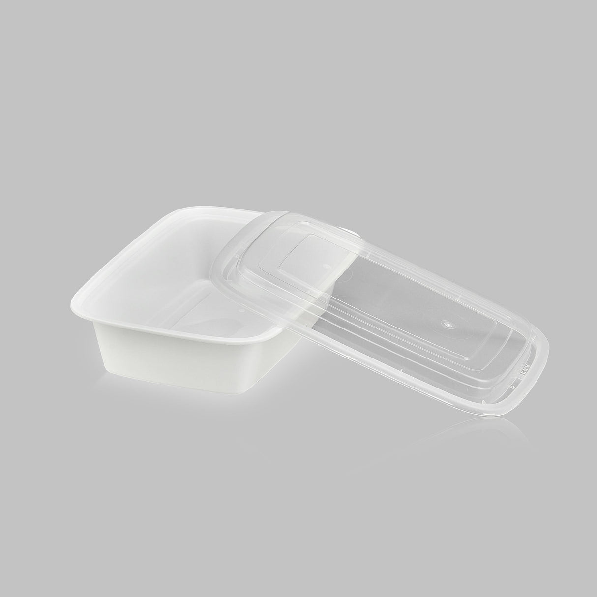 38 oz Value 8" x 6" Oblong Microwavable Combo (White) - 150/Case - ReztaurantDirect