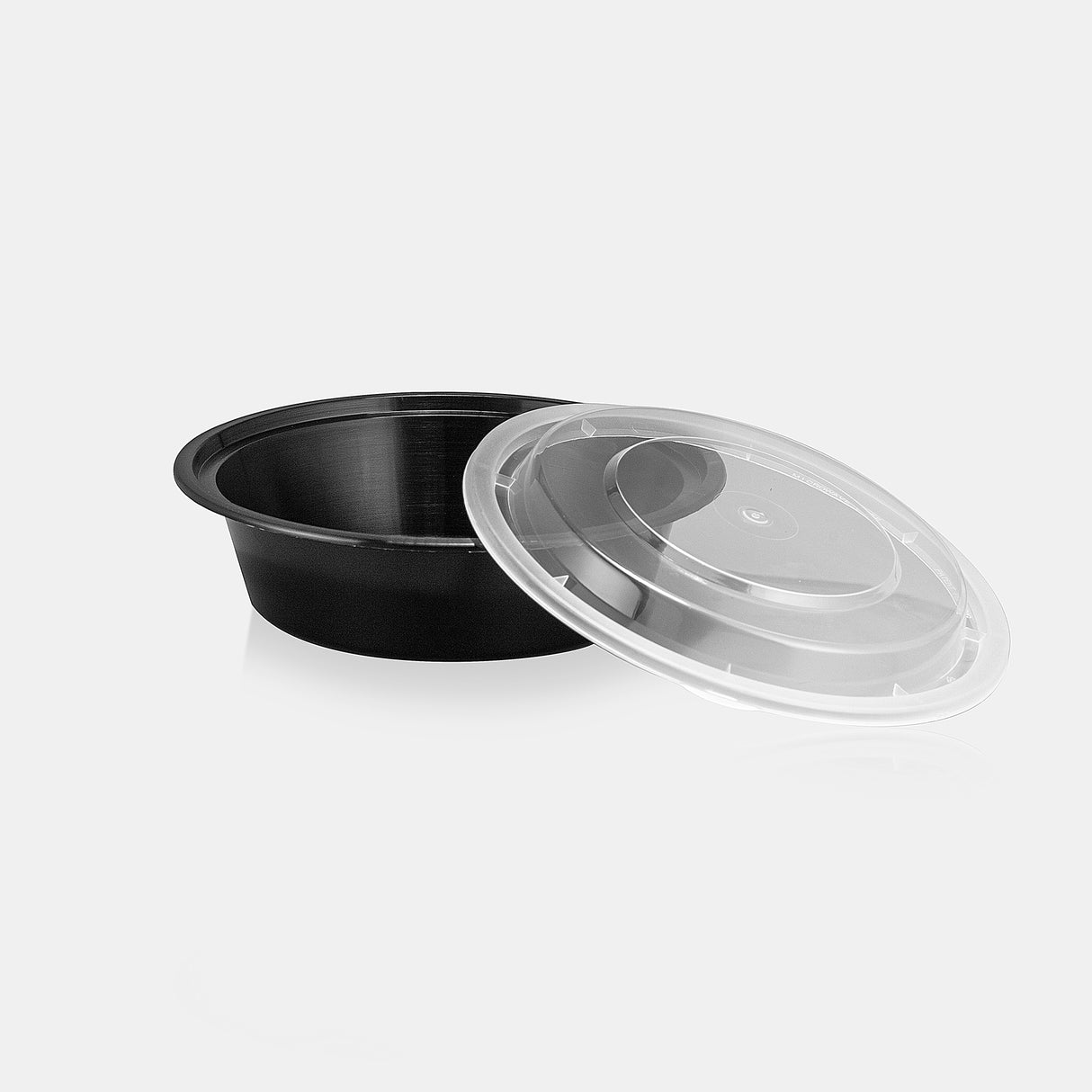 z(Archive) 16 oz Value 6" Round Combo (Black) - 150/Case - ReztaurantDirect