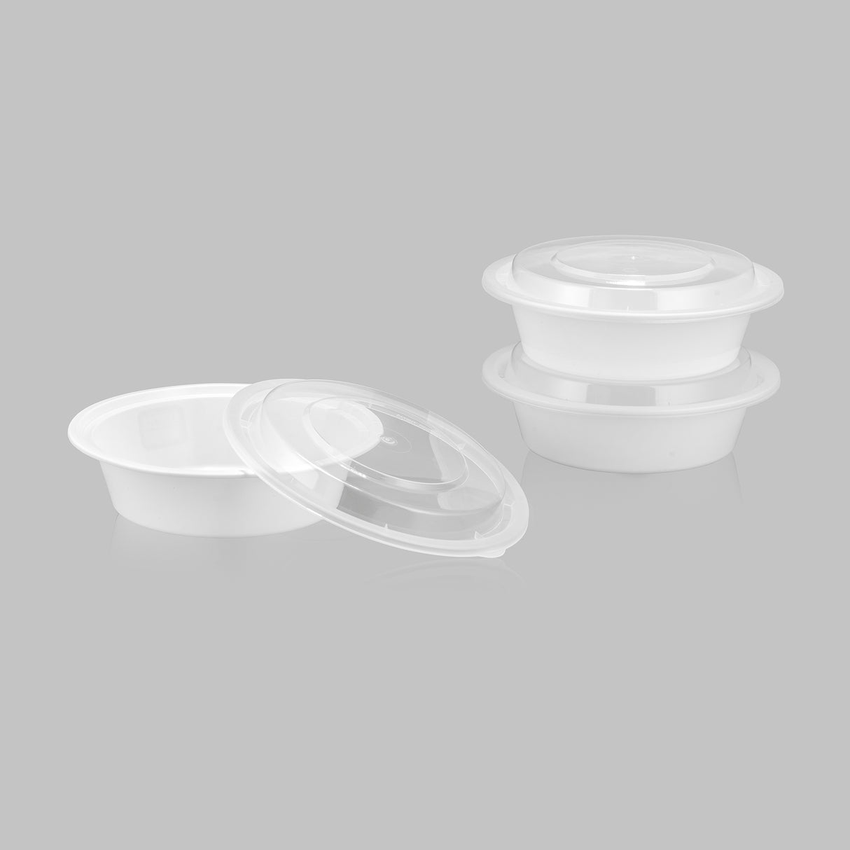 z(Archive) 16 oz Value 6" Round Combo (White) - 150/Case - ReztaurantDirect