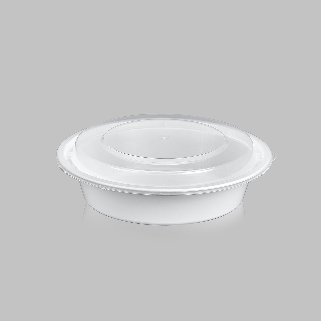 z(Archive) 24 oz Value 7" Round Combo (White) - 150/Case - ReztaurantDirect
