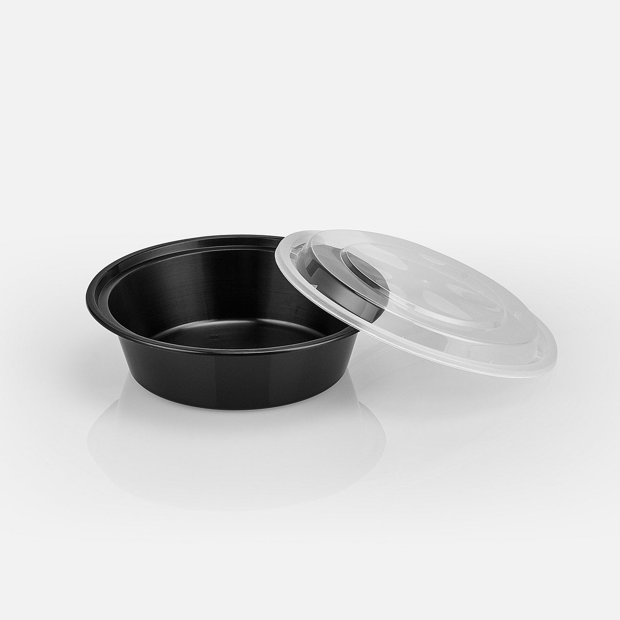 z(Archive) 32 oz Value 7" Round Combo (Black) - 150/Case - ReztaurantDirect