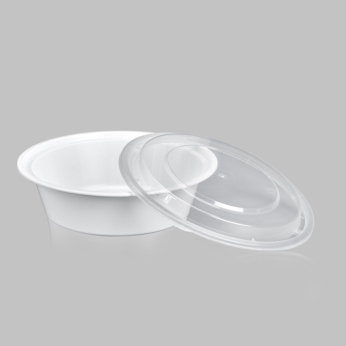 z(Archive) 32 oz Value 7" Round Combo (White) - 150/Case - ReztaurantDirect