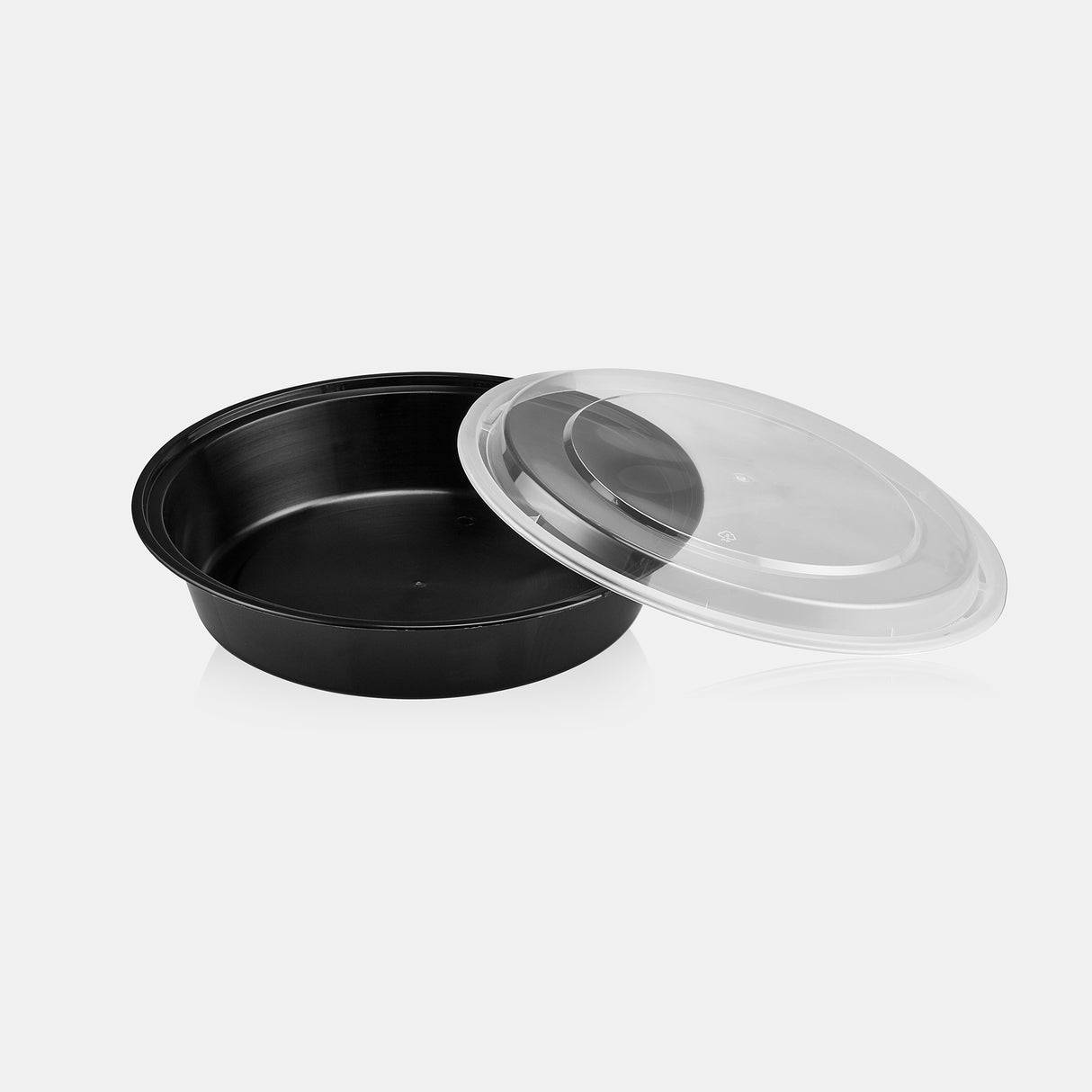 z(Archive) 40 oz Value 9" Round Combo (Black) - 150/Case - ReztaurantDirect