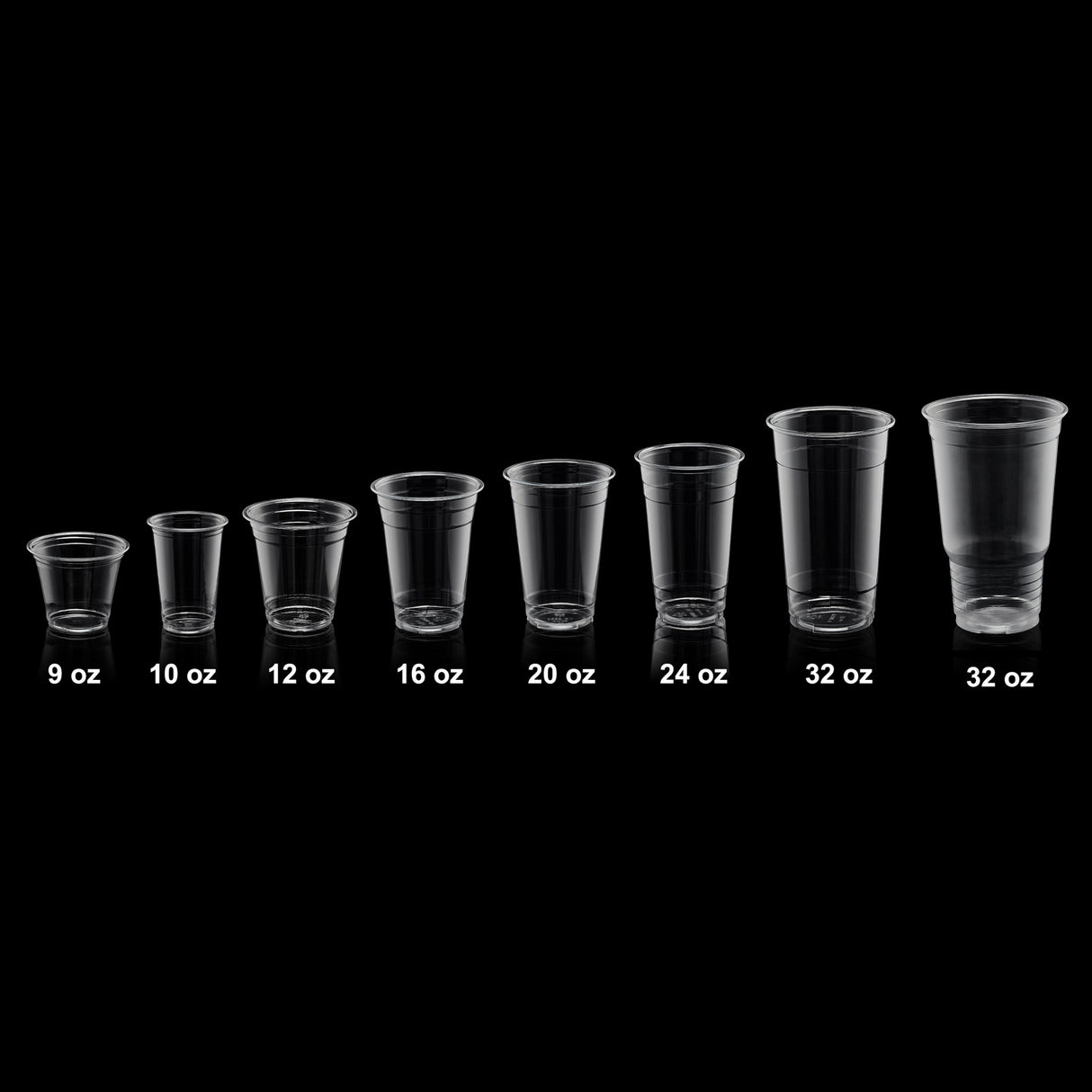 16 oz Heavy Weight PET Cup (Clear) - 1000/Case - ReztaurantDirect